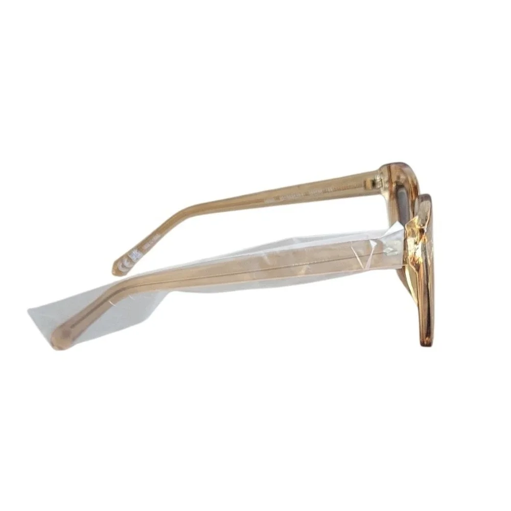 New (No Case) FOSSIL Tan Cat Eye Sunglasses One Size